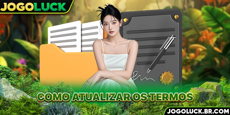 Como atualizar os termos