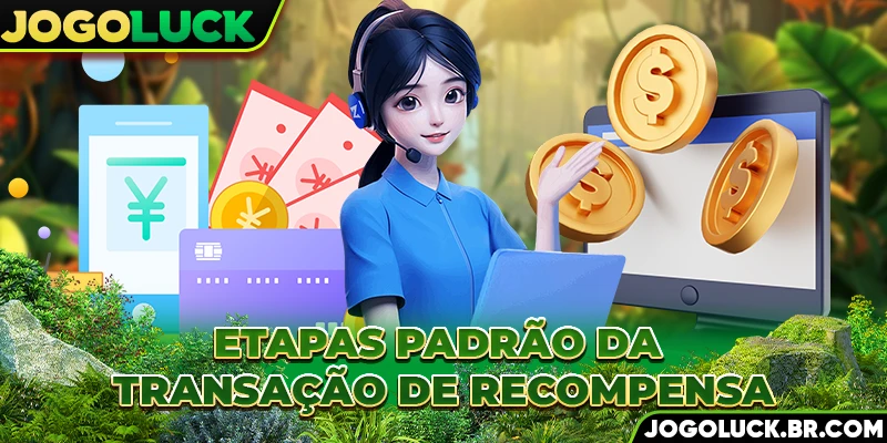 Etapas padrão da transação de recompensa