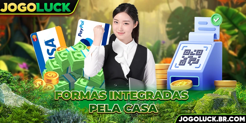 Formas integradas pela casa