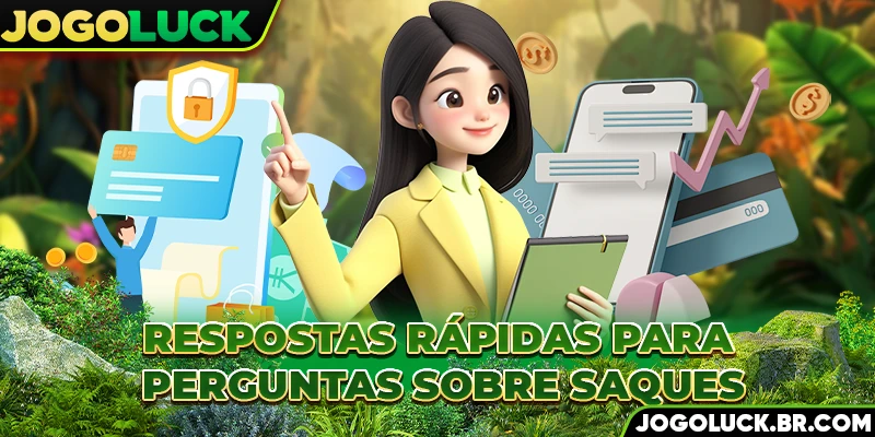 Respostas rápidas para perguntas sobre saques