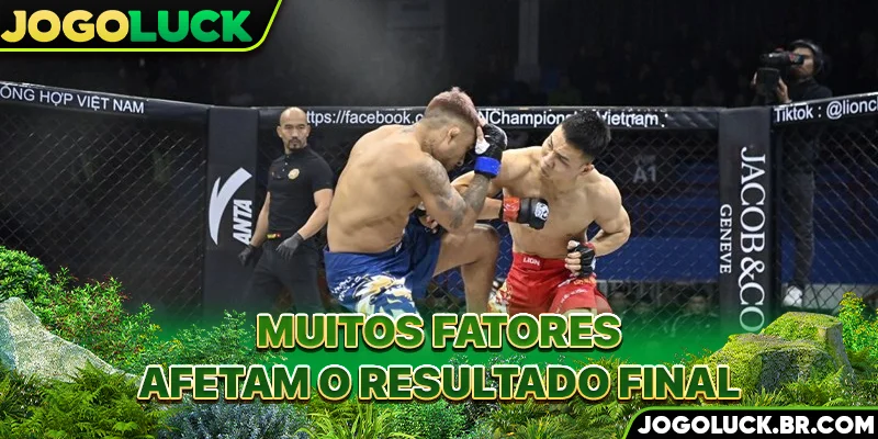 Muitos fatores afetam o resultado final.